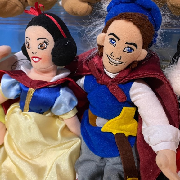 DISNEY EXCLUSIVE NWT 90s SNOW WHITE AND THE SEVEN DWARFS COMPLETE SET OF 10PLUSH - Picture 12 of 13